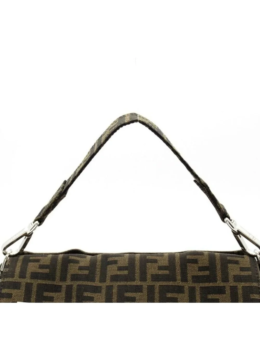 Fendi Fragment Zucca Fall Double 2-Way Canvas Leather Tote